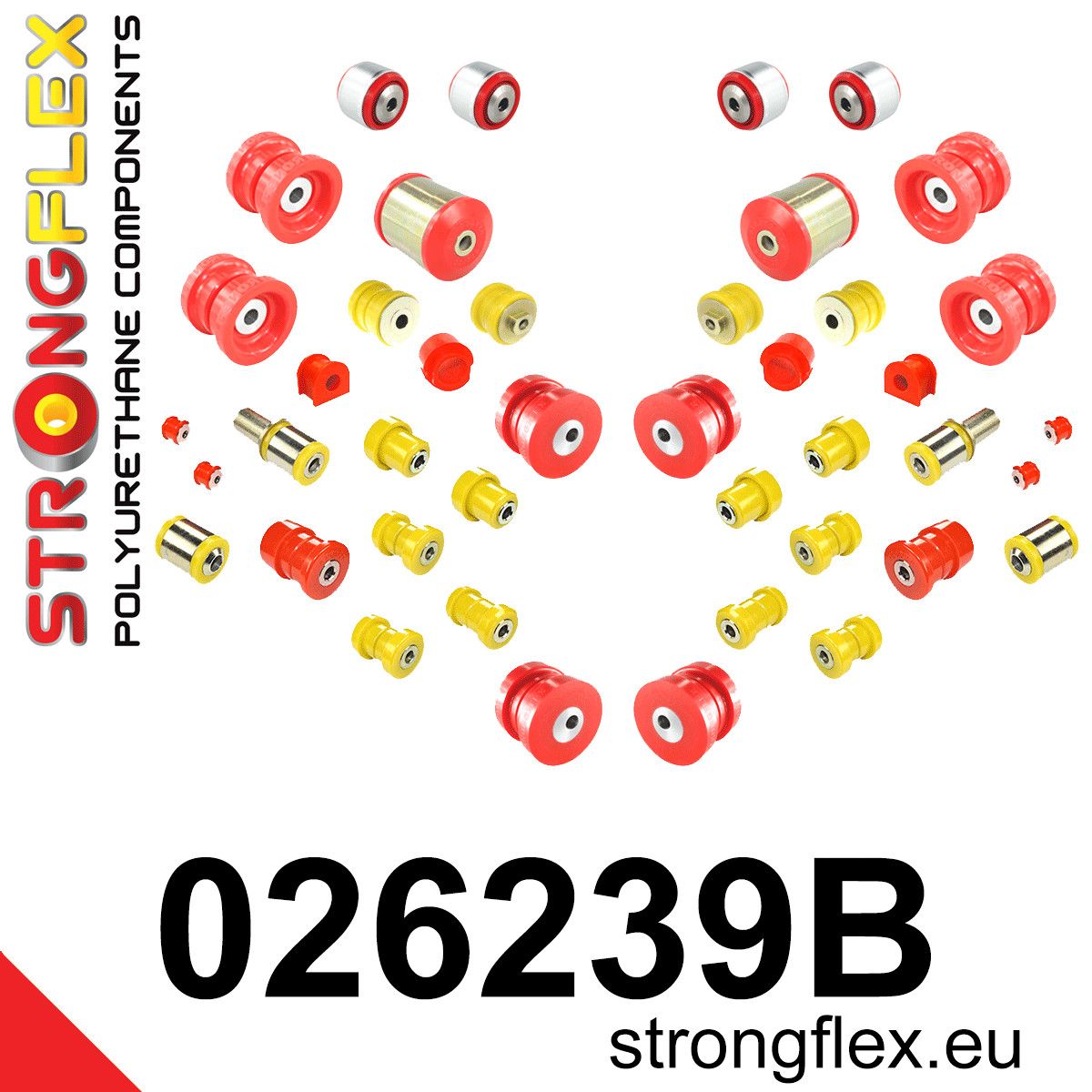 Kit complet bucse poliuretan Strongflex pentru suspensie - Volkswagen Passat - 026239B