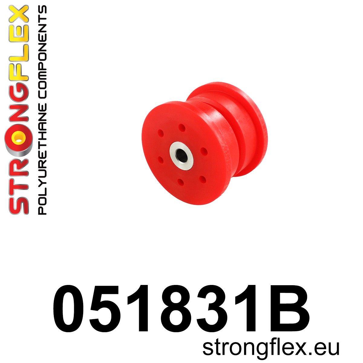 Tampon poliuretan Strongflex motor inferior 65mm - Peugeot 106, 205, 206 / 206+, 306, 308, 309, 405, 406, 407 - 051831B
