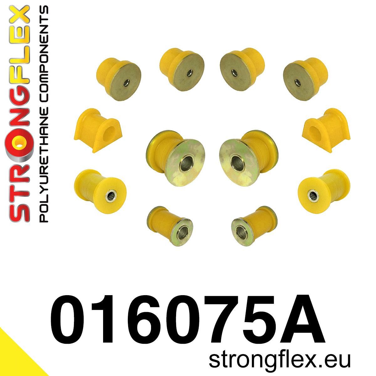 Kit bucse poliuretan Strongflex suspensie fata SPORT - Alfa Romeo 147, 156, GT - 016075A