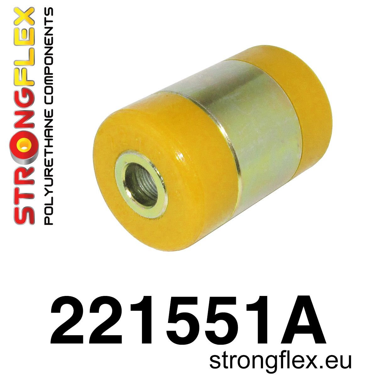 Piesa poliuretan Strongflex - posterioara inferioara link interioara Bucsa SPORT - Audi A3 / S3 / RS3, TT / TTS / TTRS / Seat Leon - 221551A