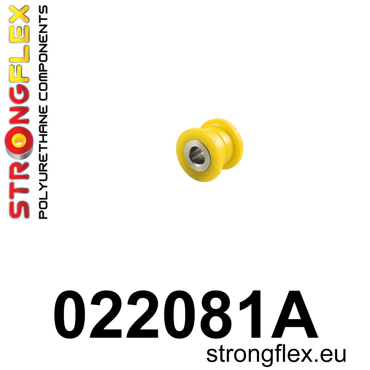 Bucsa poliuretan Strongflex brat reglaj convergenta spate SPORT - Audi 80 / 90 / S2 / RS2 - 022081A