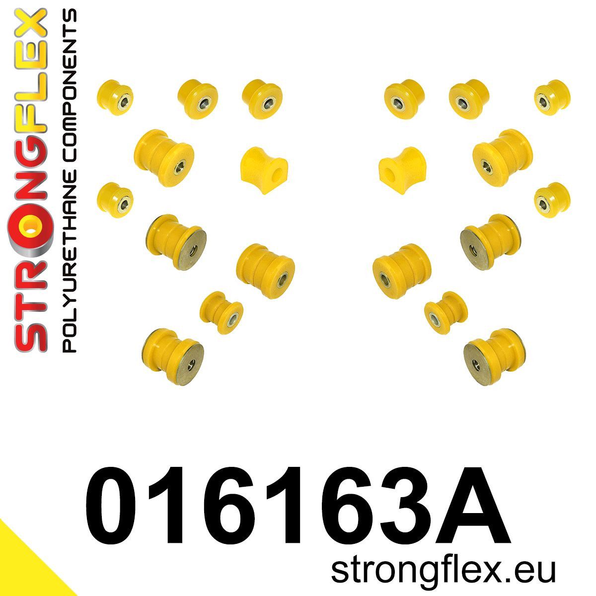 Kit bucse poliuretan Strongflex suspensie spate SPORT - Alfa Romeo GTV, Spider - 016163A