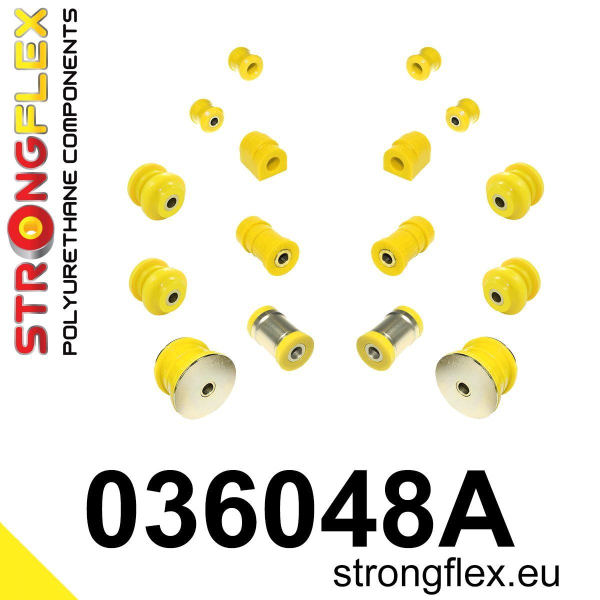 Kit bucse poliuretan Strongflex suspensie spate SPORT - BMW Seria 3, Z4 - 036048A