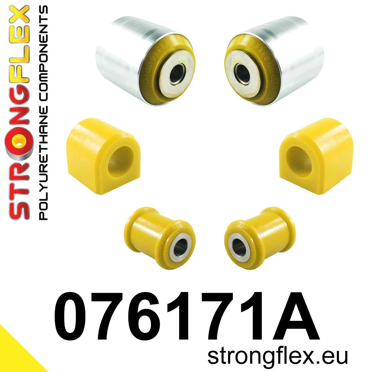 Kit bucse poliuretan Strongflex suspensie fata SPORT - Ford Mustang - 076171A