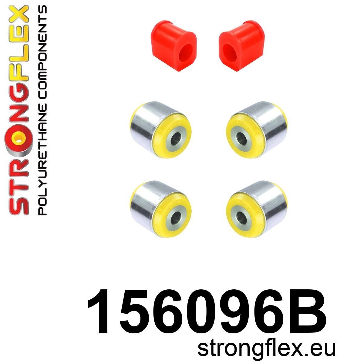 Kit bucse poliuretan Strongflex suspensie fata - Renault Twingo - 156096B