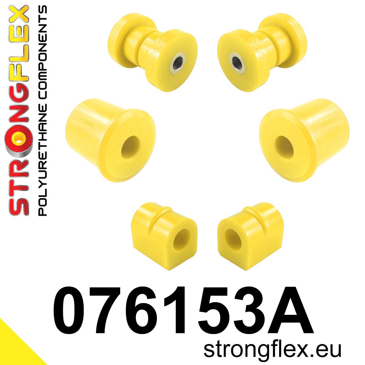 Kit bucse poliuretan Strongflex suspensie fata SPORT - Ford Focus - 076153A