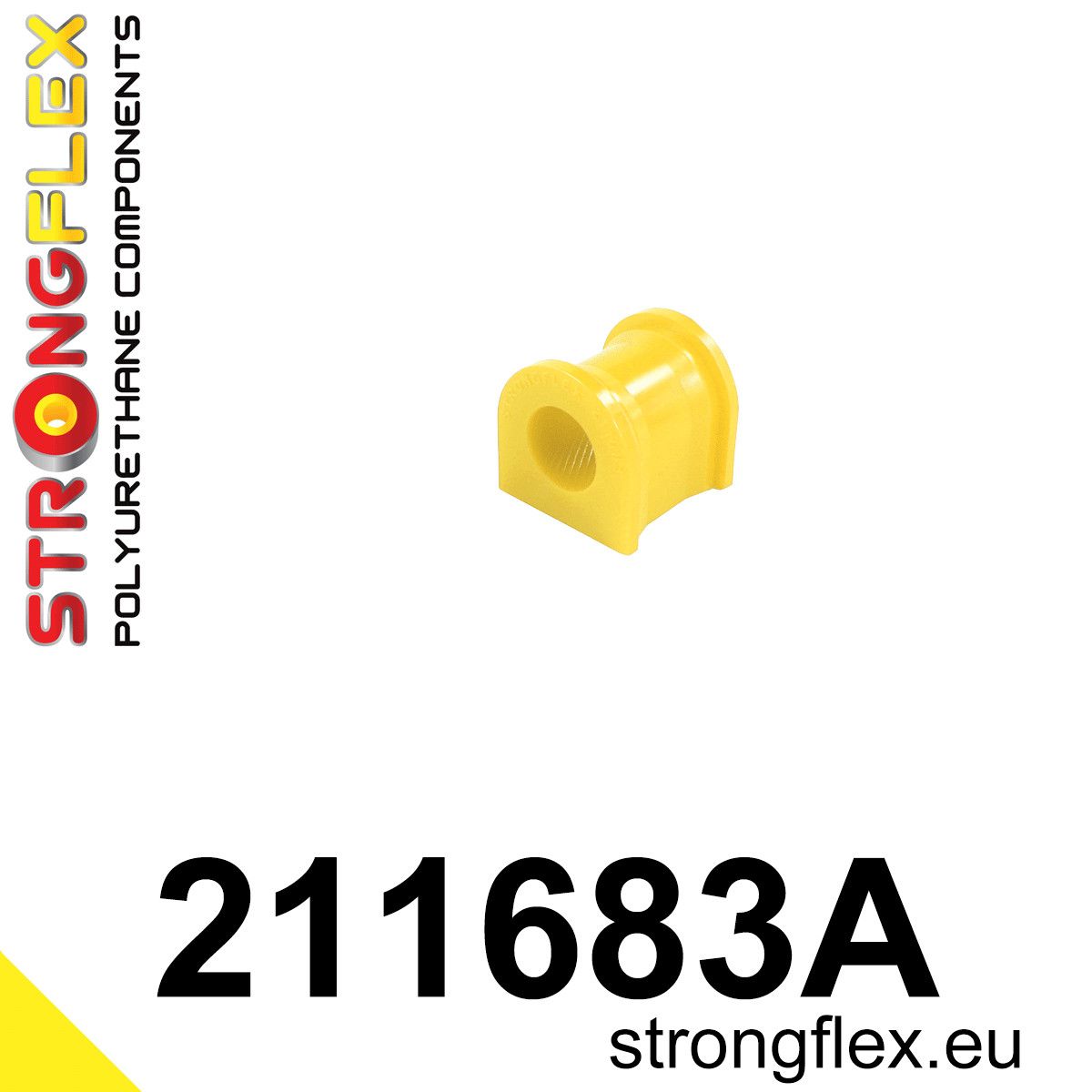 Bucsa poliuretan Strongflex bara stabilizatoare fata SPORT - Toyota Yaris, Yaris Verso - 211683A