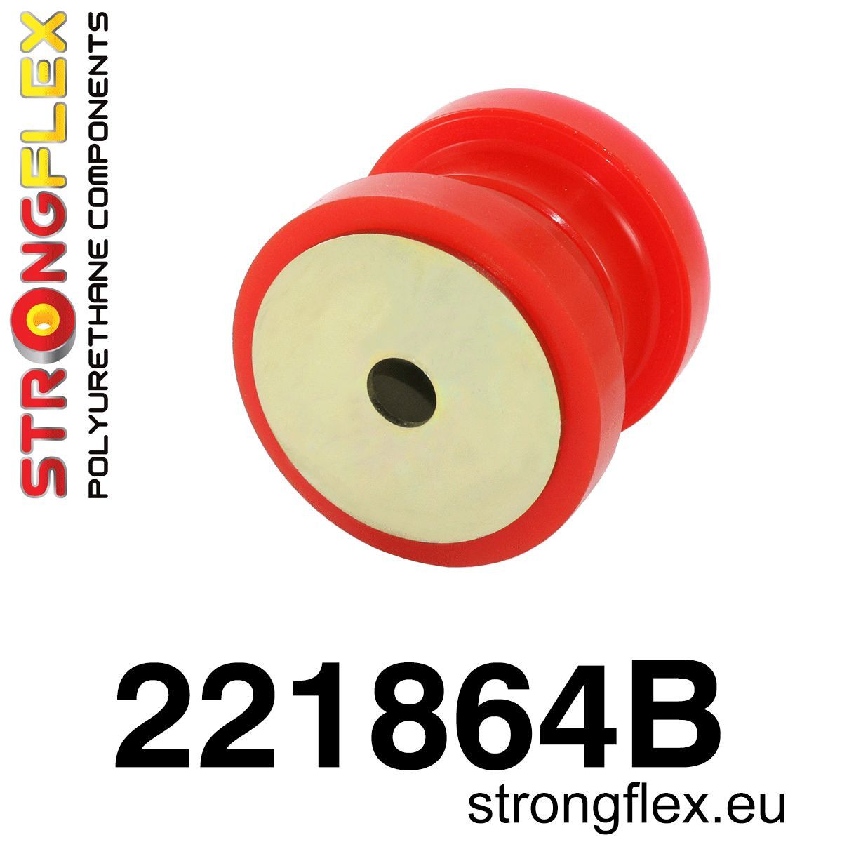 Bucsa poliuretan Strongflex subcadru spate - Audi A3 / S3 / RS3, TT / TTS / TTRS / Seat Leon / Volkswagen Bora, Golf - 221864B