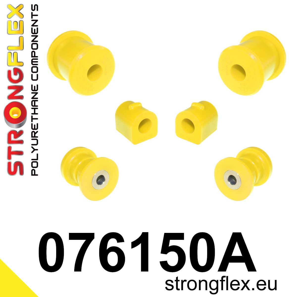 Kit bucse poliuretan Strongflex suspensie fata SPORT - Ford Fiesta - 076150A