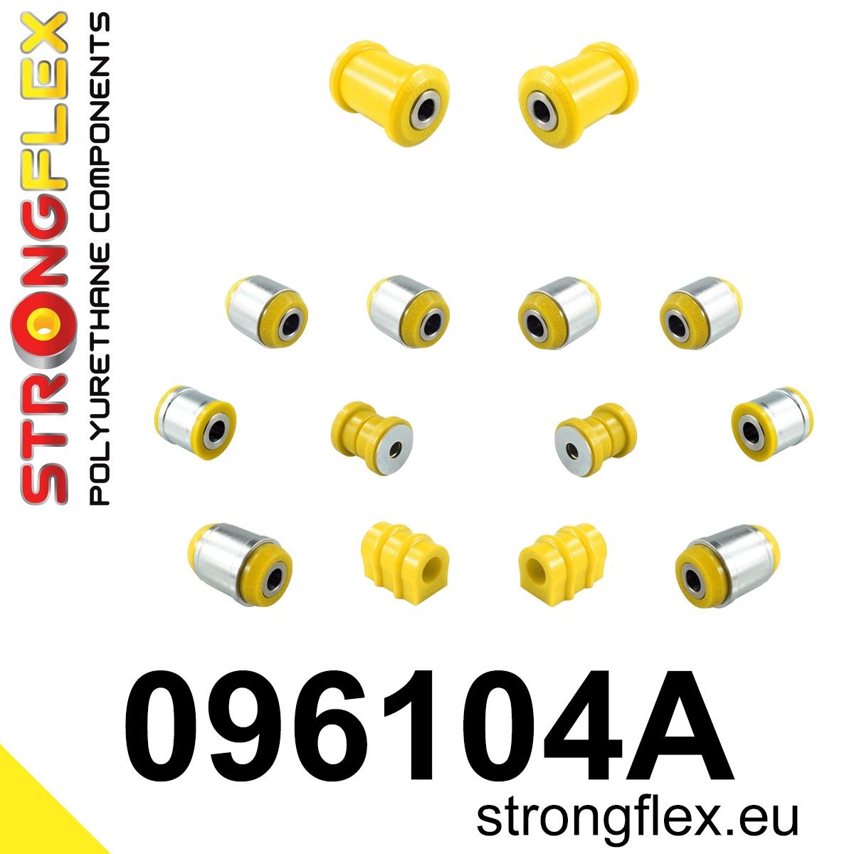 Kit bucse poliuretan Strongflex suspensie spate SPORT - Hyundai I30 - 096104A
