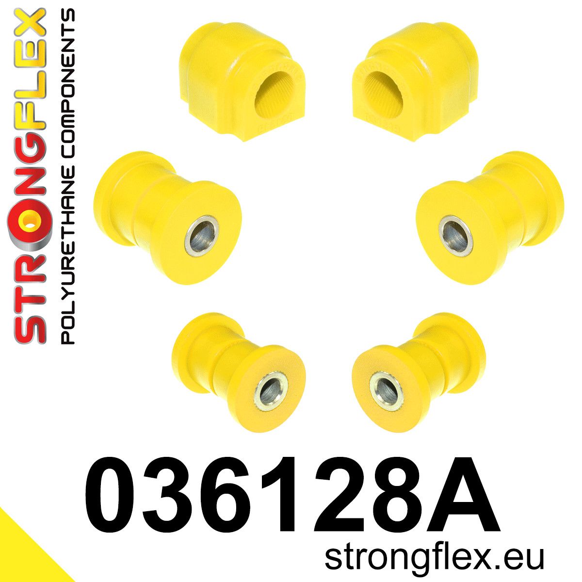 Kit bucse poliuretan Strongflex suspensie fata SPORT - BMW Seria 3 - 036128A
