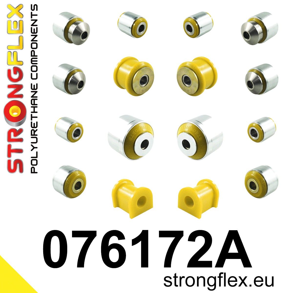 Kit bucse poliuretan Strongflex suspensie spate SPORT - Ford Mustang - 076172A