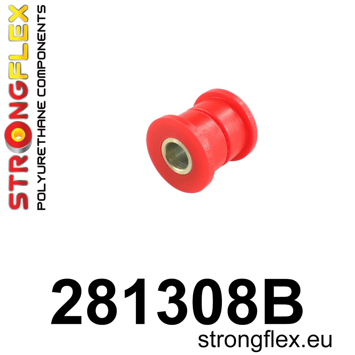 Piesa poliuretan Strongflex - exterioara brat to hub Bucsa and interioara track Bucsa brat suspensie - 281308B