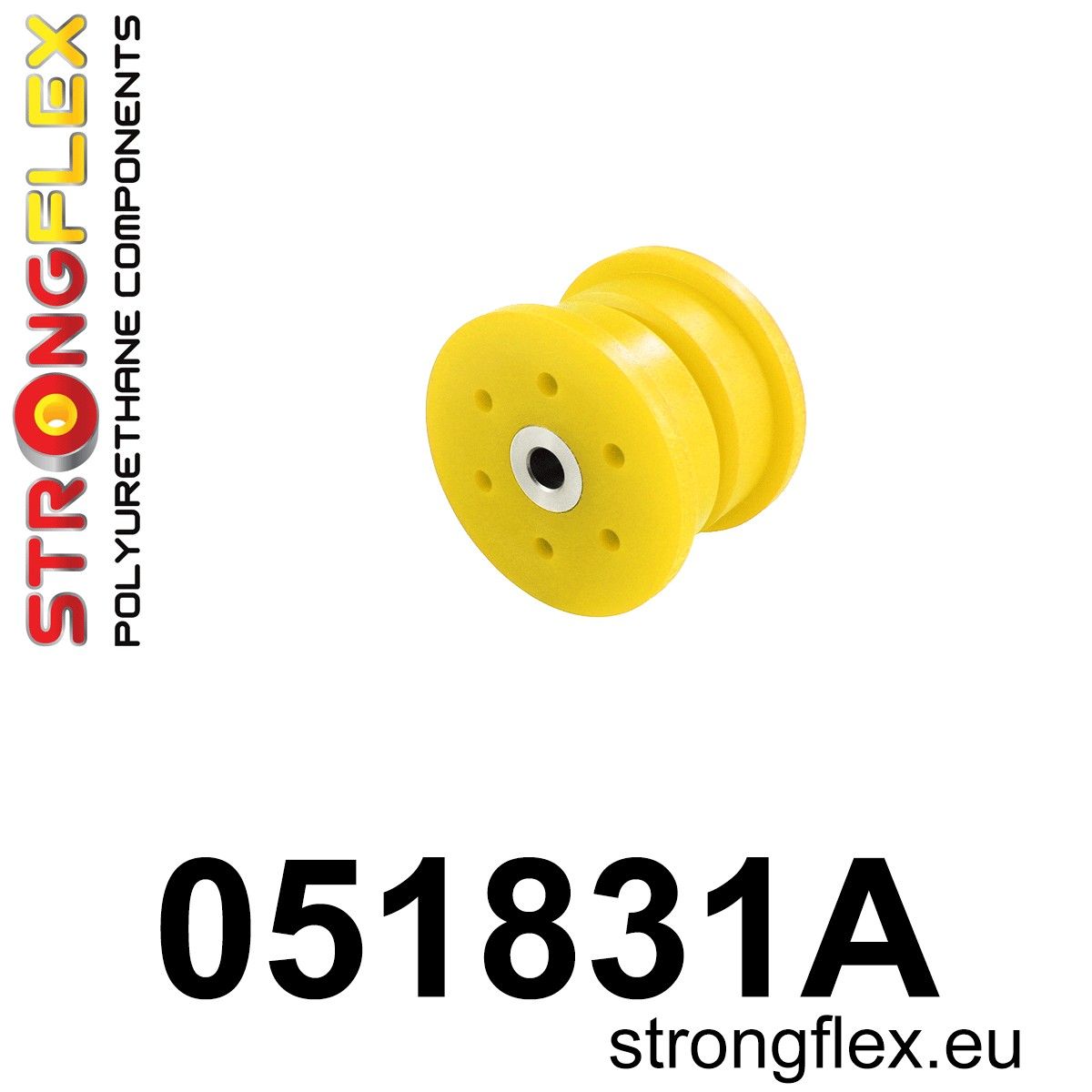 Tampon poliuretan Strongflex motor inferior 65mm SPORT - Peugeot 106, 205, 206 / 206+, 306, 308, 309, 405, 406, 407 - 051831A