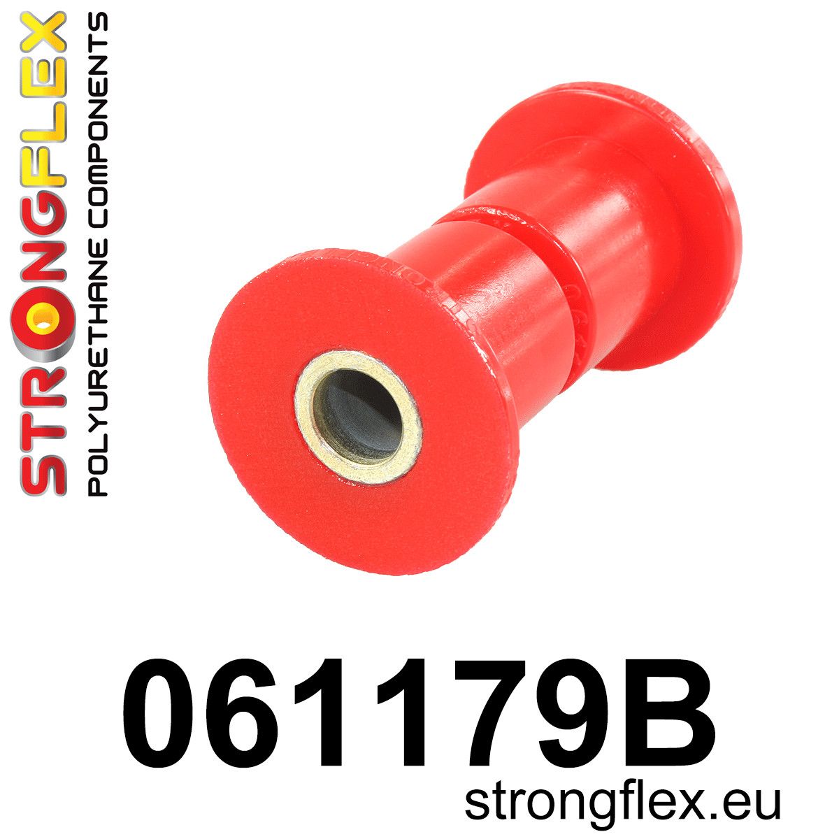 Piesa poliuretan Strongflex - posterioara shackle leaf spring - inferioara Bucsa - Fiat 125P 1300/1500 - 061179B