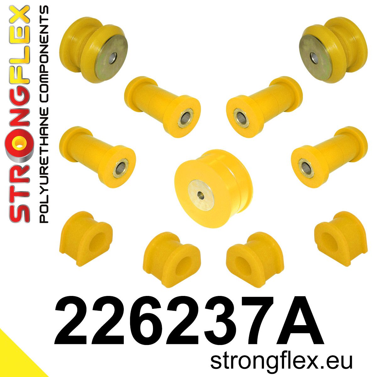 Kit bucse poliuretan Strongflex suspensie spate SPORT - Volkswagen Golf, Jetta, Passat - 226237A
