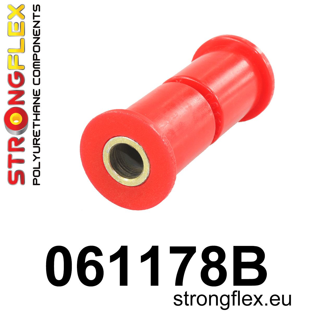 Piesa poliuretan Strongflex - posterioara shackle leaf spring - superioara Bucsa - Fiat 125P 1300/1500 - 061178B