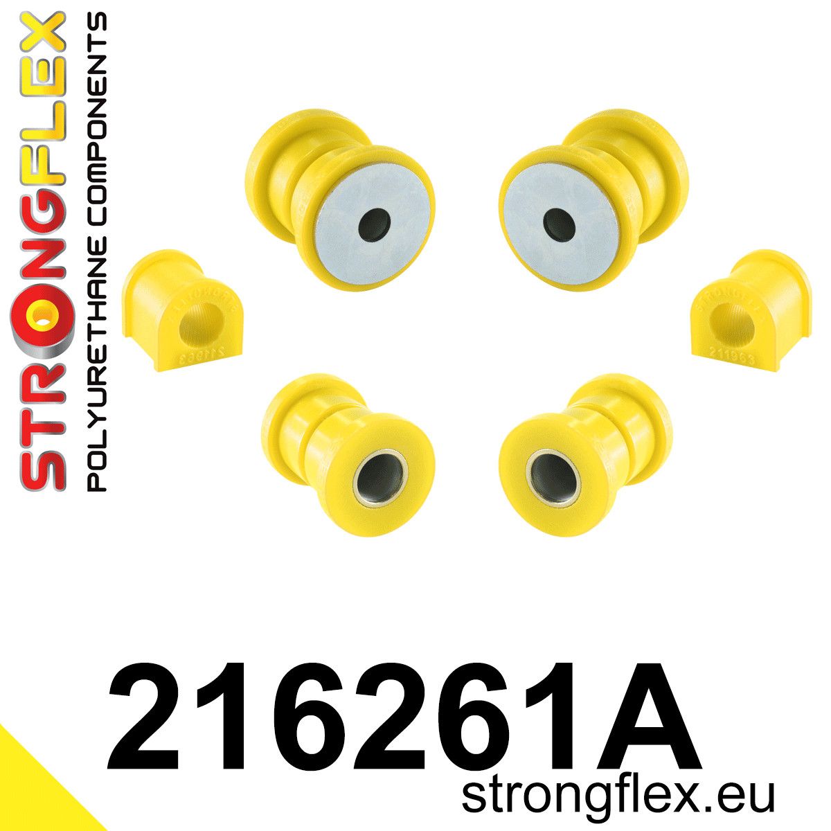Kit bucse poliuretan Strongflex suspensie fata SPORT - Toyota Celica - 216261A
