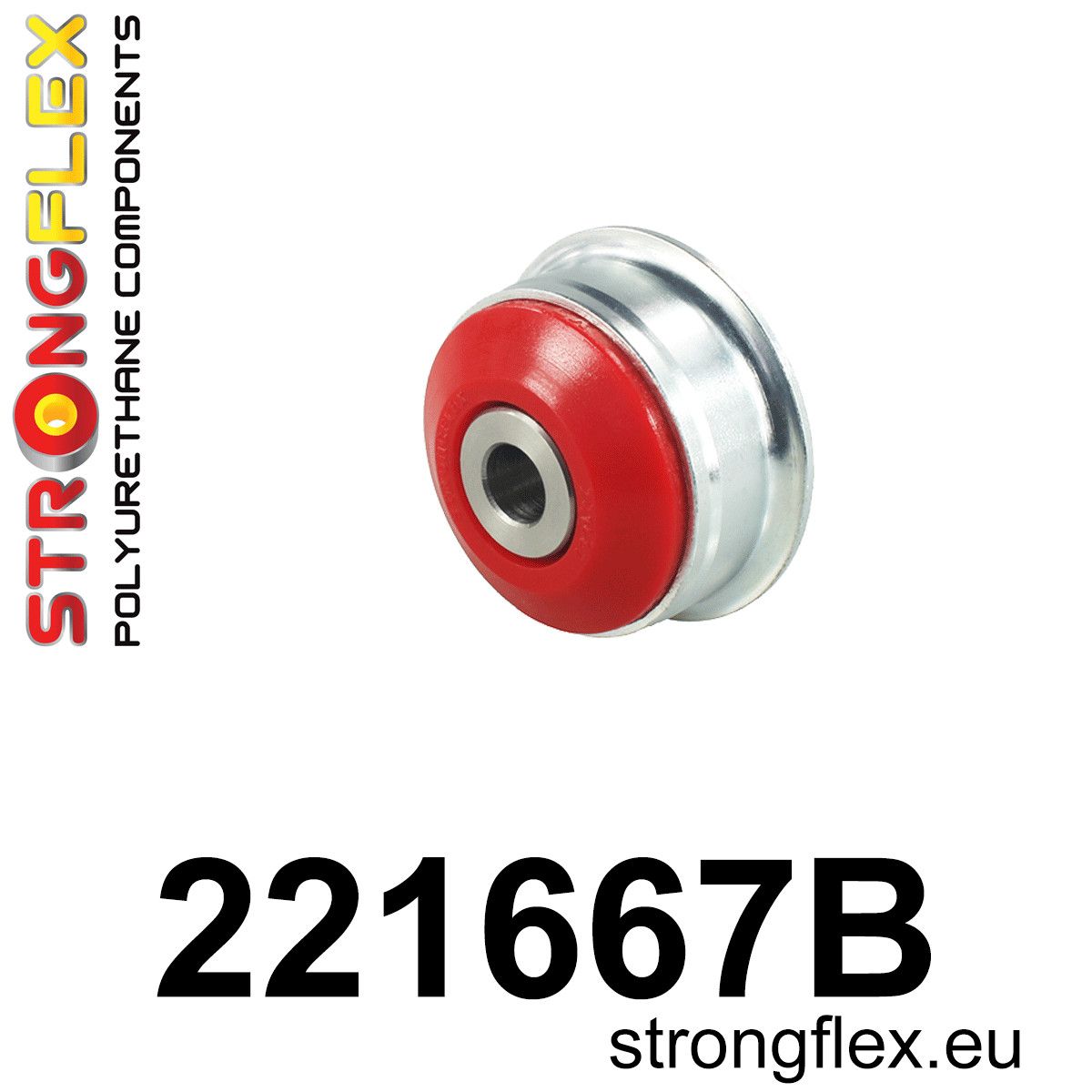 Piesa poliuretan Strongflex - frontala brat posterioara Bucsa - Seat Ibiza / Volkswagen Polo - 221667B