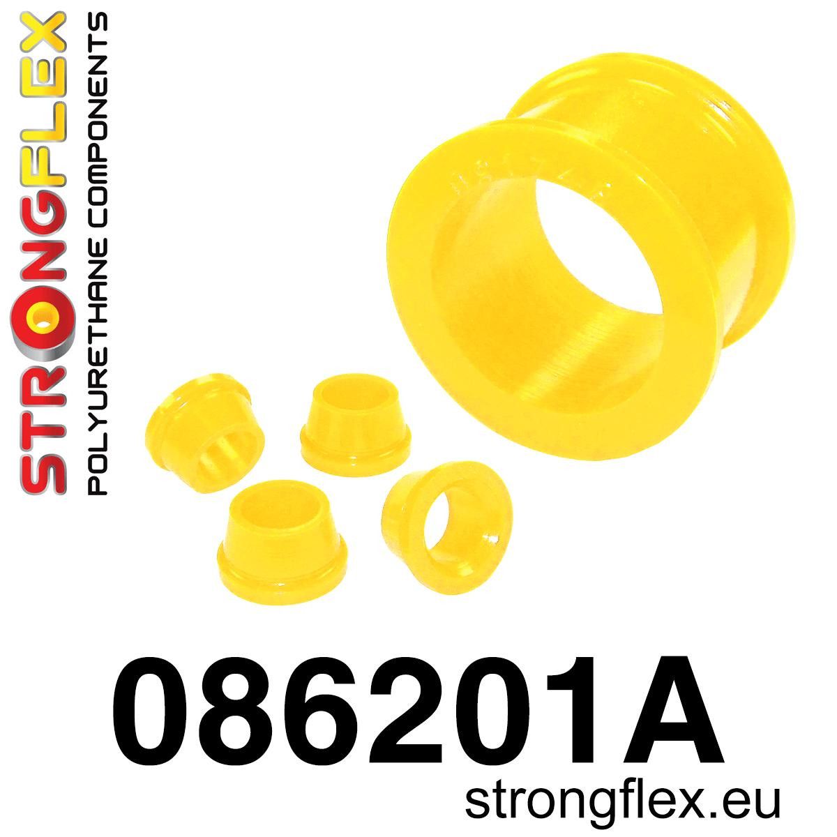 Kit bucse poliuretan Strongflex prindere caseta de directie SPORT - Honda Civic, Integra - 086201A