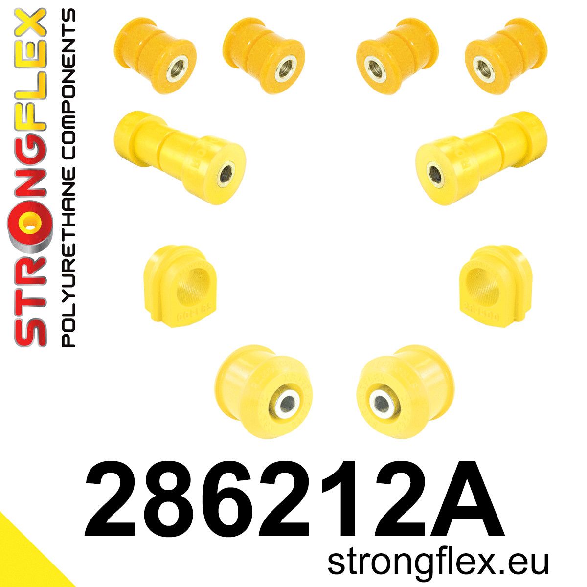 Kit bucse poliuretan Strongflex suspensie fata SPORT - Nissan Skyline - 286212A