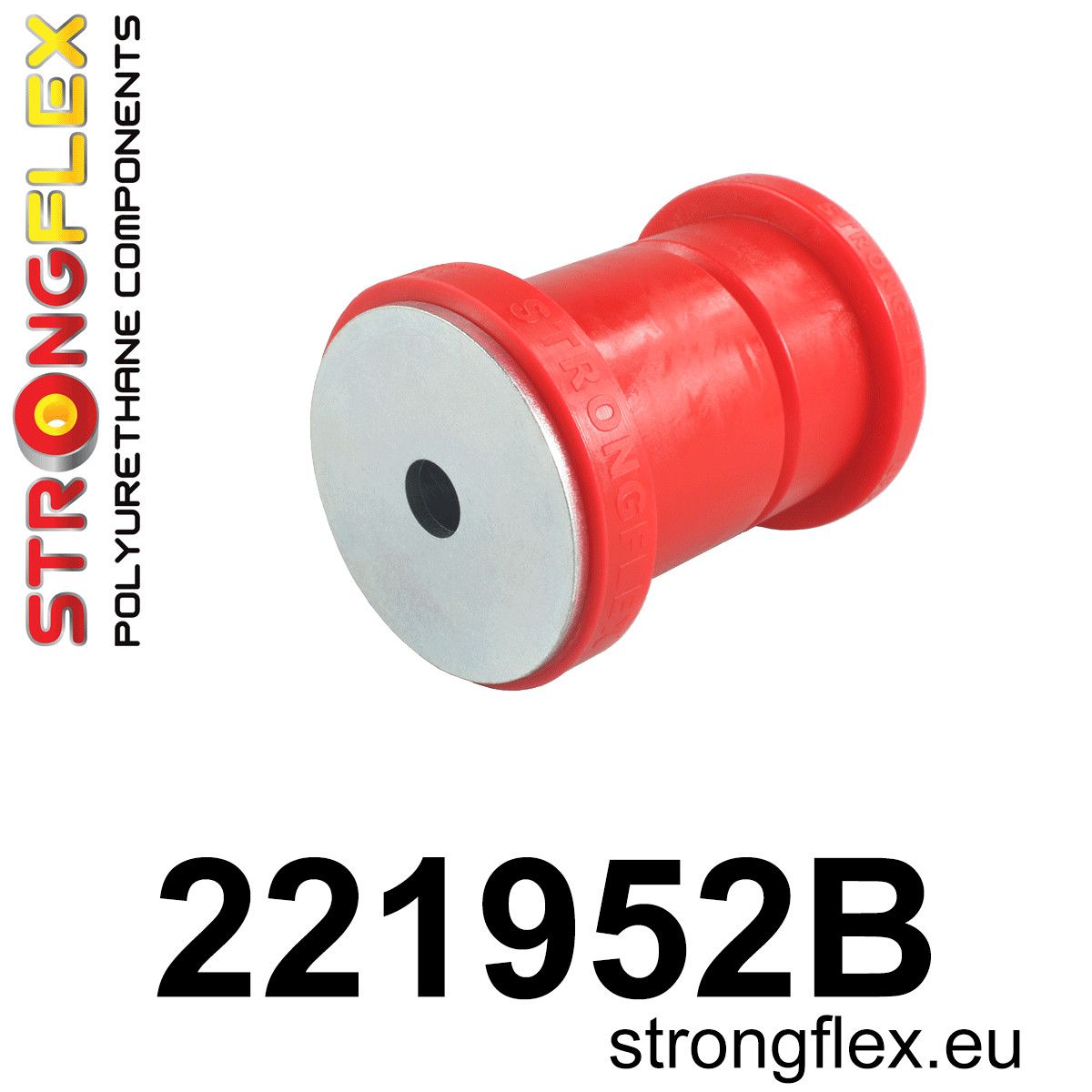 Bucsa poliuretan Strongflex posterioara subcadru spate 52mm - Audi A3 / S3 / RS3, TT / TTS / TTRS / Seat Leon - 221952B