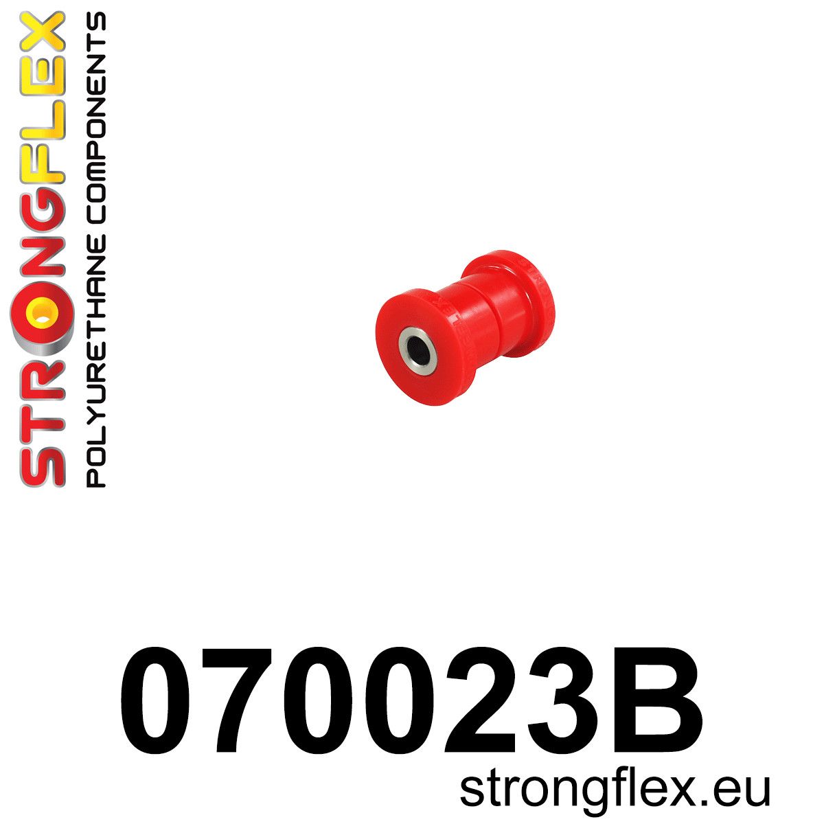 Bucsa poliuretan Strongflex brat suspensie fata - interioara - Ford Escort, Sierra MK1/MK2/XR4i/RS Cosworth - 070023B