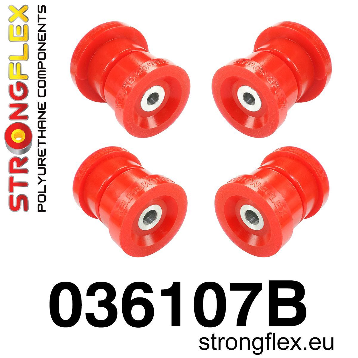 Bucsa poliuretan Strongflex prindere punte spate kit - BMW Seria 3 - 036107B