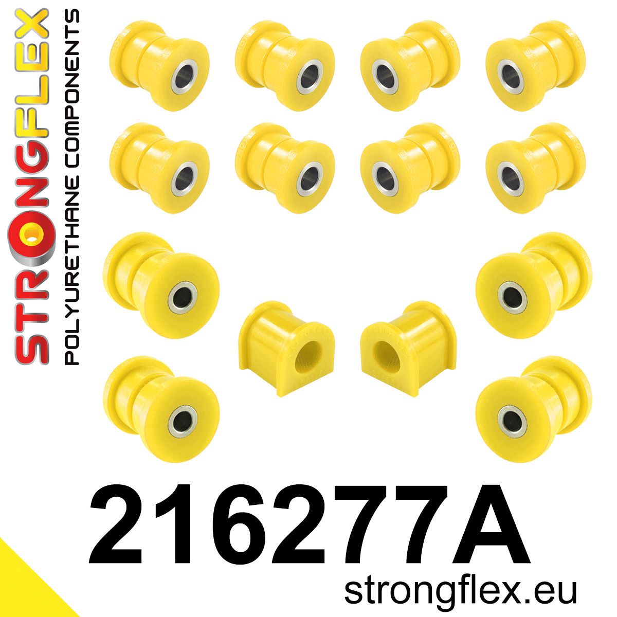 Kit bucse poliuretan Strongflex suspensie spate SPORT - Toyota Celica - 216277A