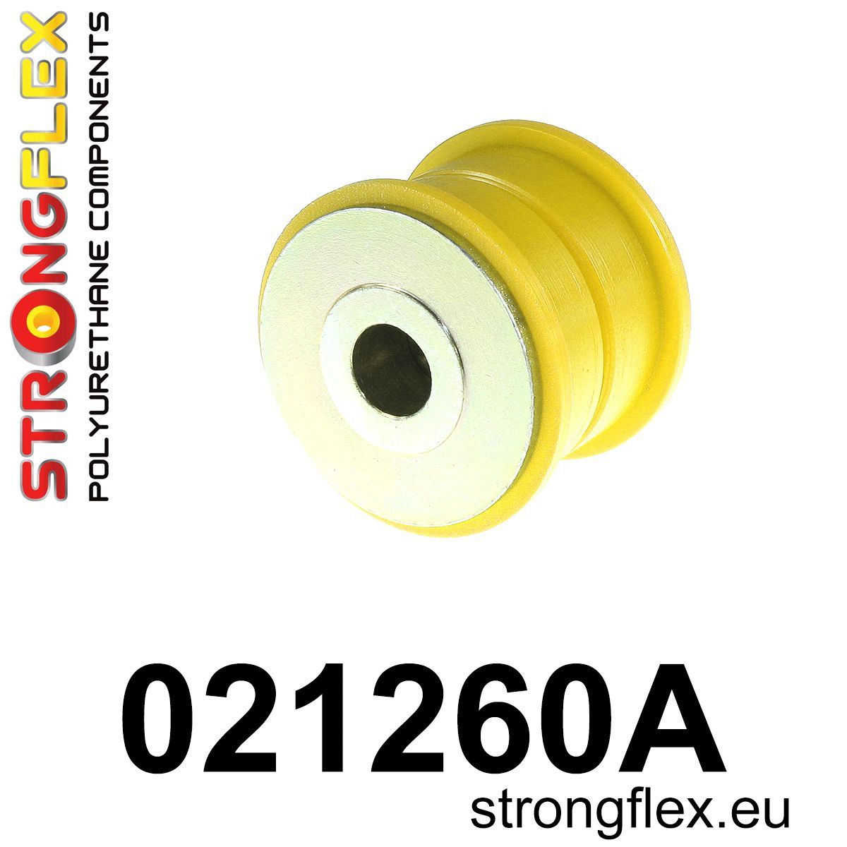 Brat cu bucse poliuretan Strongflex inferior fata exterioara Bucsa - length 37mm SPORT - Audi A4 / S4 / RS4 - 021260A
