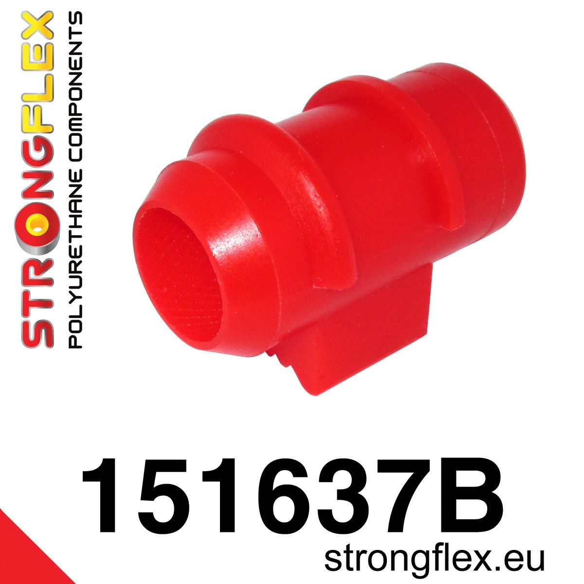 Piesa poliuretan Strongflex - Bara stabilizatoare fata exterioara Bucsa - Renault 5, Clio, Rapid / Extra / Express - 151637B