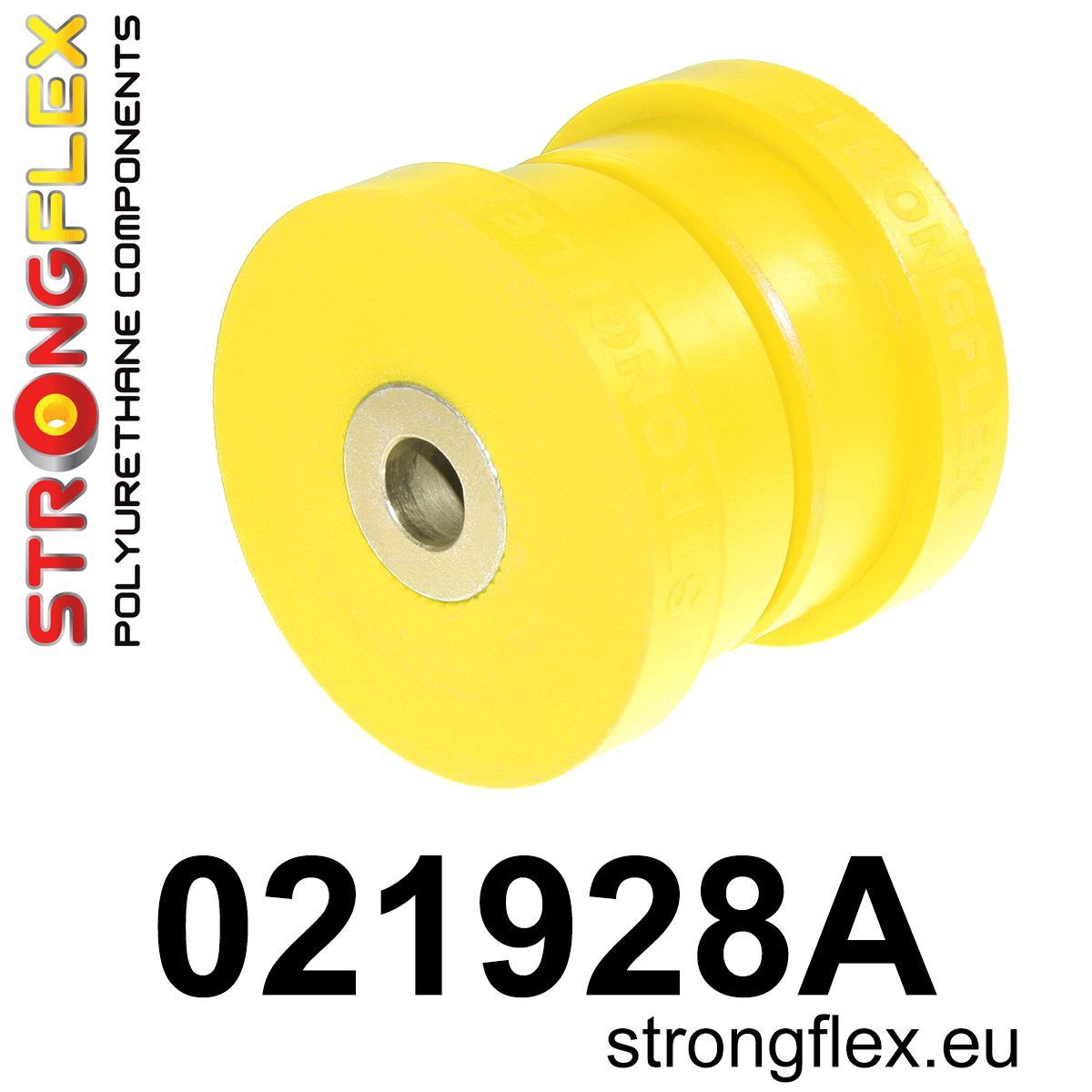 Brat cu bucse poliuretan Strongflex inferior spate - posterioara Bucsa SPORT - Audi 80 / 90 / S2 / RS2, A4 / S4 / RS4 - 021928A