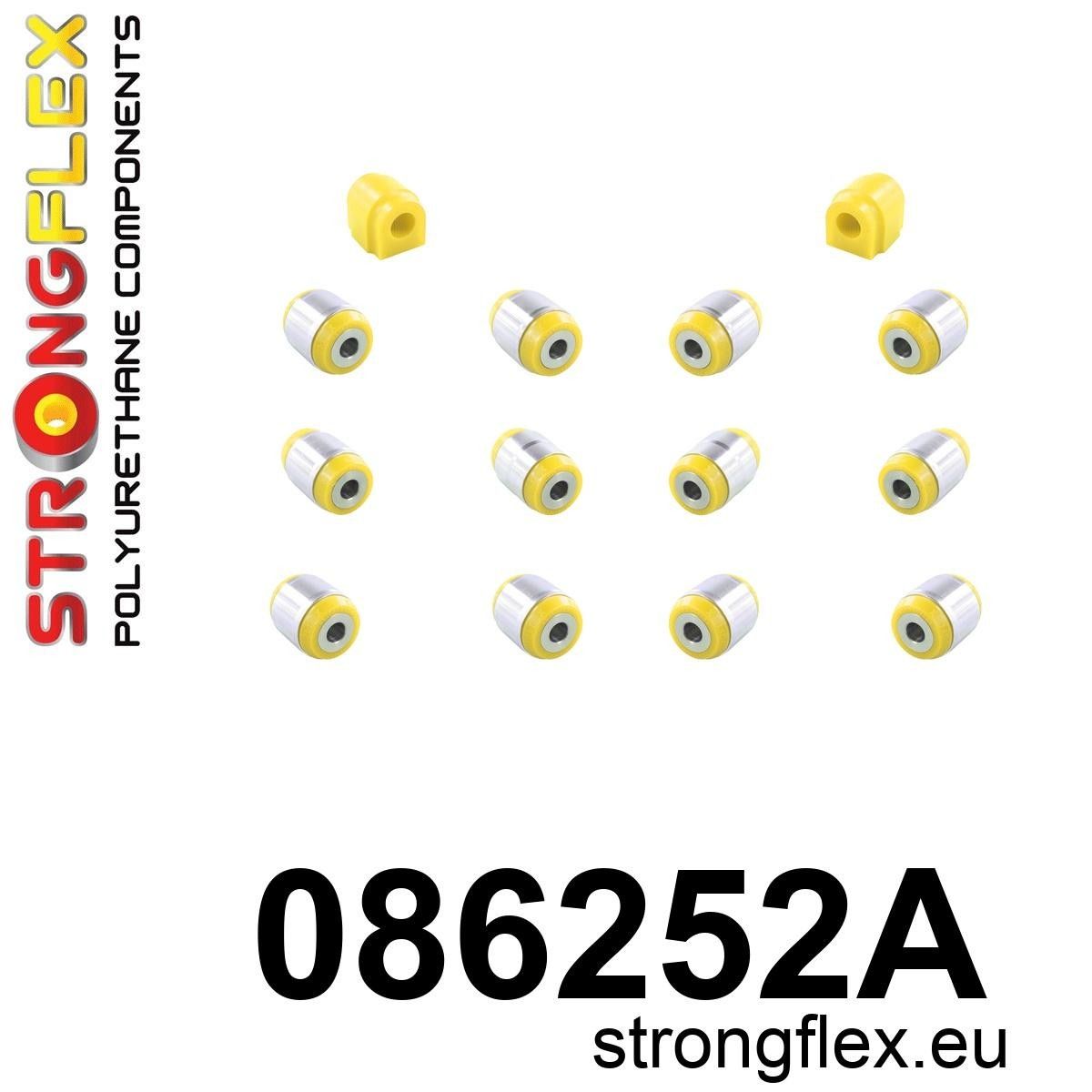 Kit bucse poliuretan Strongflex suspensie spate SPORT - Honda Civic - 086252A