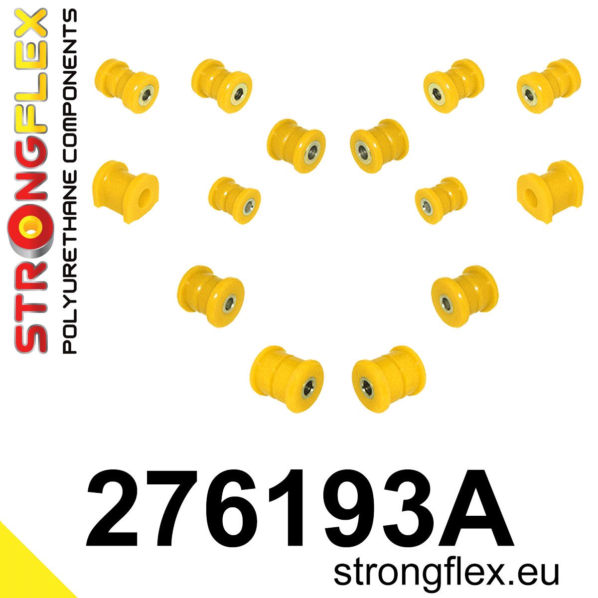 Kit bucse poliuretan Strongflex suspensie spate SPORT - Subaru BRZ, Forester, Impreza, Legacy/Outback, WRX STI, XV / Crosstrek - 276193A