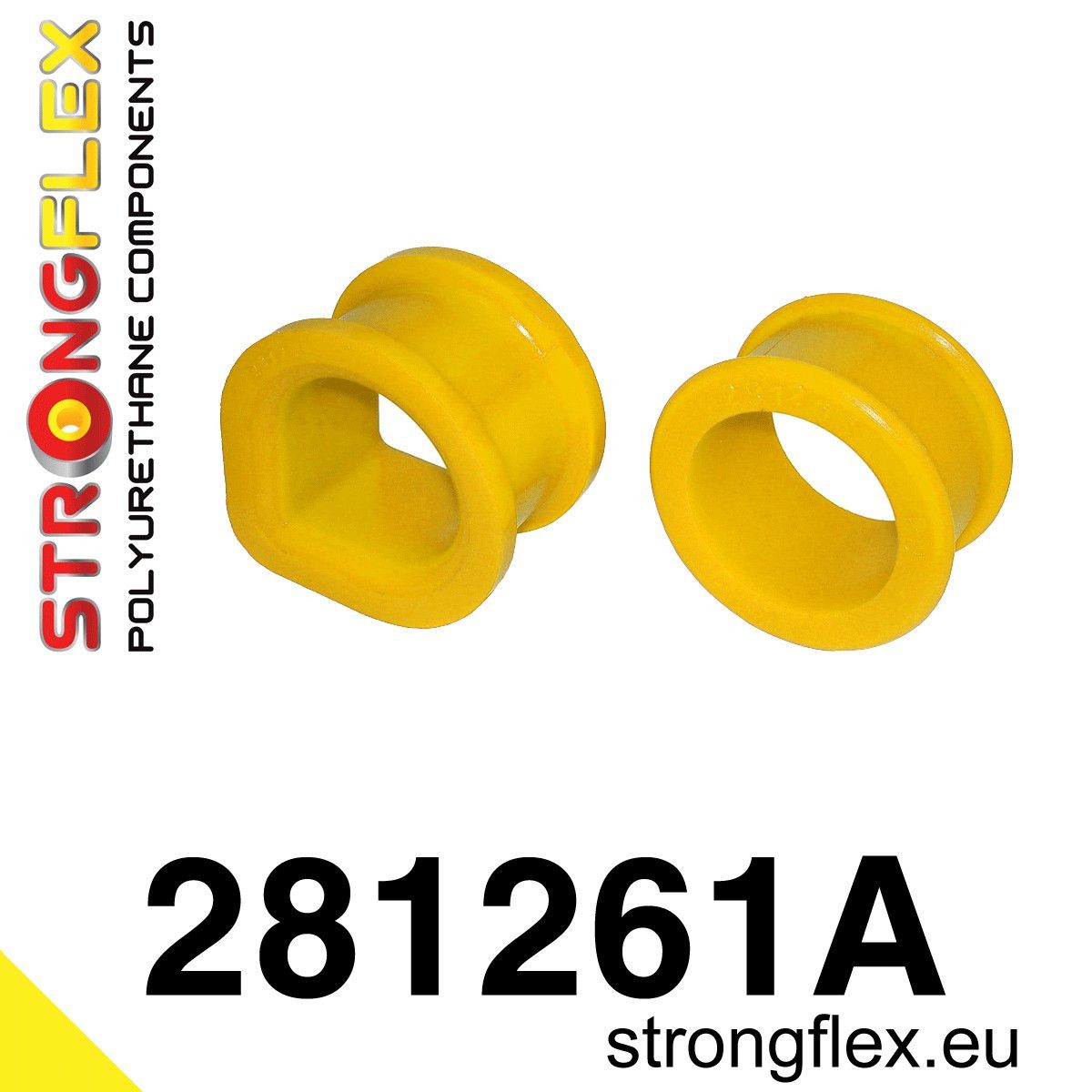 Bucsa poliuretan Strongflex prindere caseta de directie SPORT - Nissan Silvia / 200SX, Skyline - 281261A
