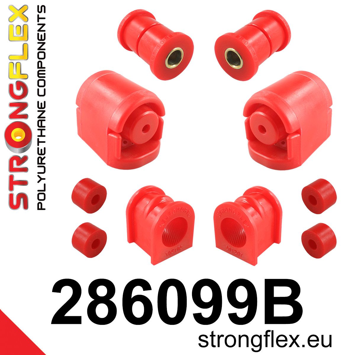 Piesa poliuretan Strongflex - Set of frontala suspension - Nissan Sunny / Pulsar / Sentra / Sabre - 286099B