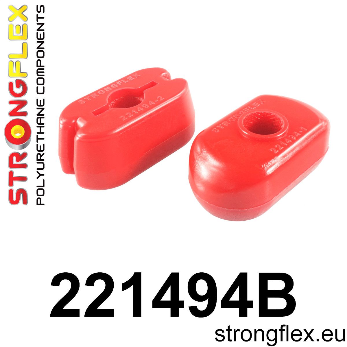 Tampon poliuretan Strongflex cutie de viteze dog bone - Audi A3 / S3 / RS3, TT / TTS / TTRS / Seat Leon / Volkswagen Bora, Golf - 221494B