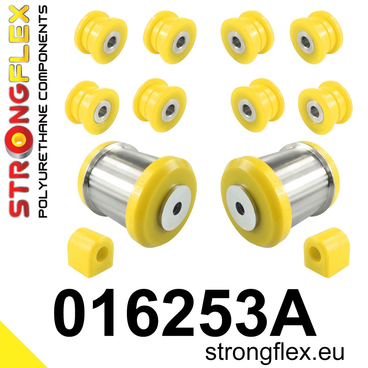 Kit bucse poliuretan Strongflex suspensie spate SPORT - Alfa Romeo Giulia, Stelvio - 016253A
