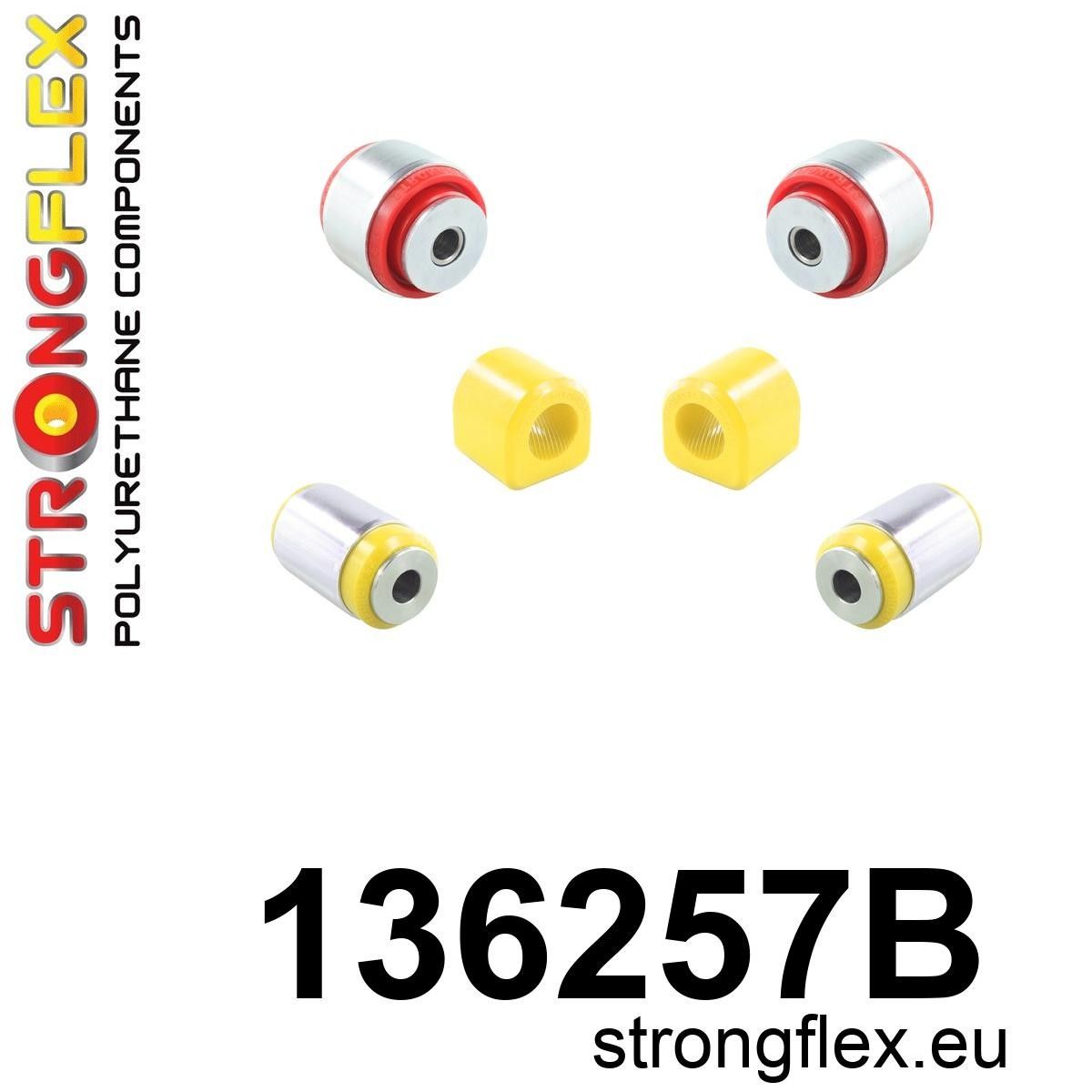 Kit bucse poliuretan Strongflex suspensie fata - Peugeot 208 - 136257B