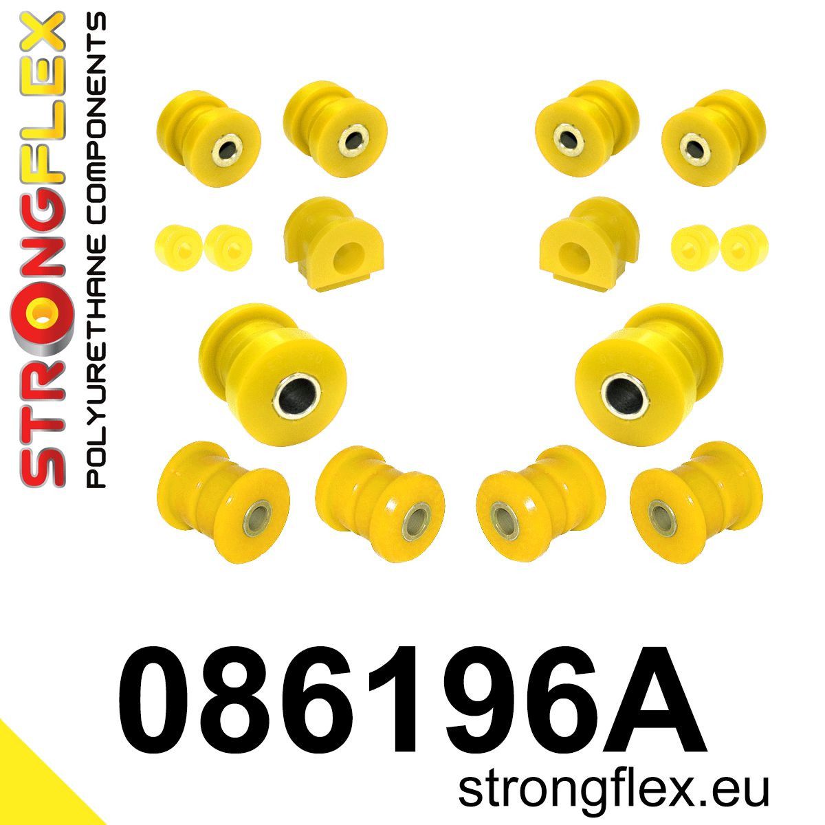 Kit bucse poliuretan Strongflex suspensie fata SPORT - Honda Integra - 086196A