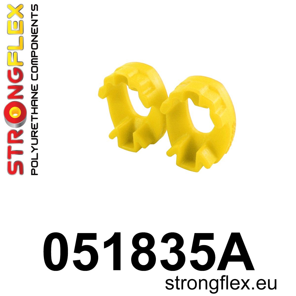 Insertie poliuretan Strongflex tampon motor inferior spate SPORT - Peugeot 207, 208, 308 - 051835A