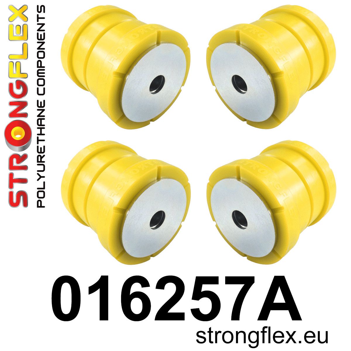 Kit bucse poliuretan Strongflex subcadru spate SPORT - Alfa Romeo Giulia, Stelvio - 016257A