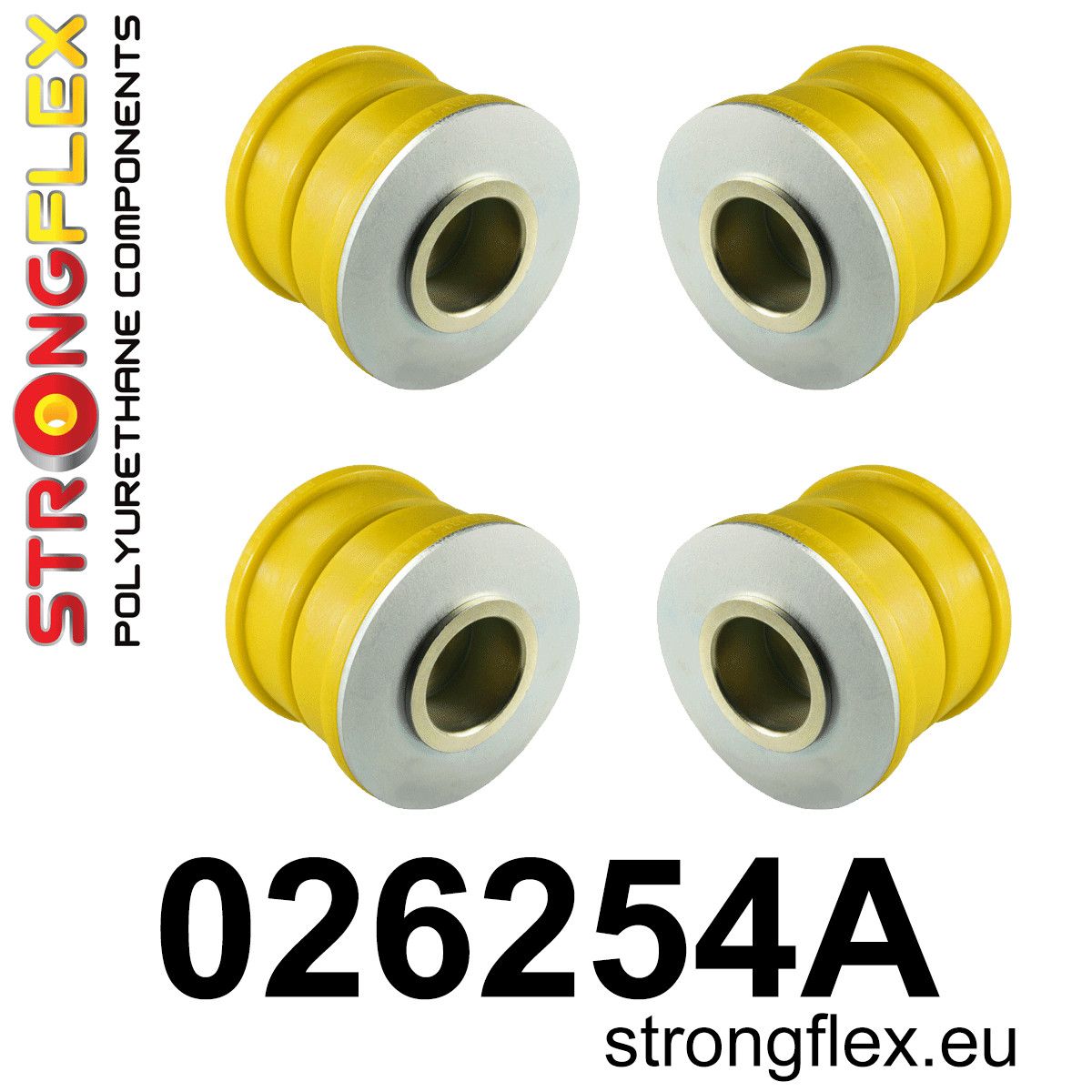 Kit bucse poliuretan Strongflex subcadru fata SPORT - Porsche Cayenne / Volkswagen Touareg - 026254A
