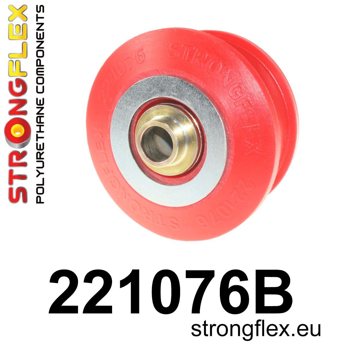 Bucsa poliuretan Strongflex posterioara brat suspensie fata - Volkswagen Polo - 221076B