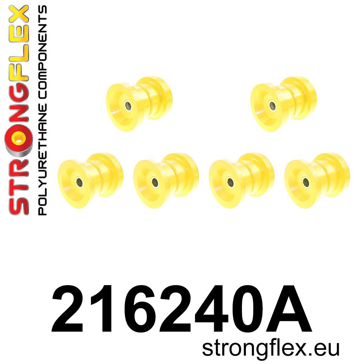 Kit bucse poliuretan Strongflex subcadru spate SPORT - Toyota Supra - 216240A