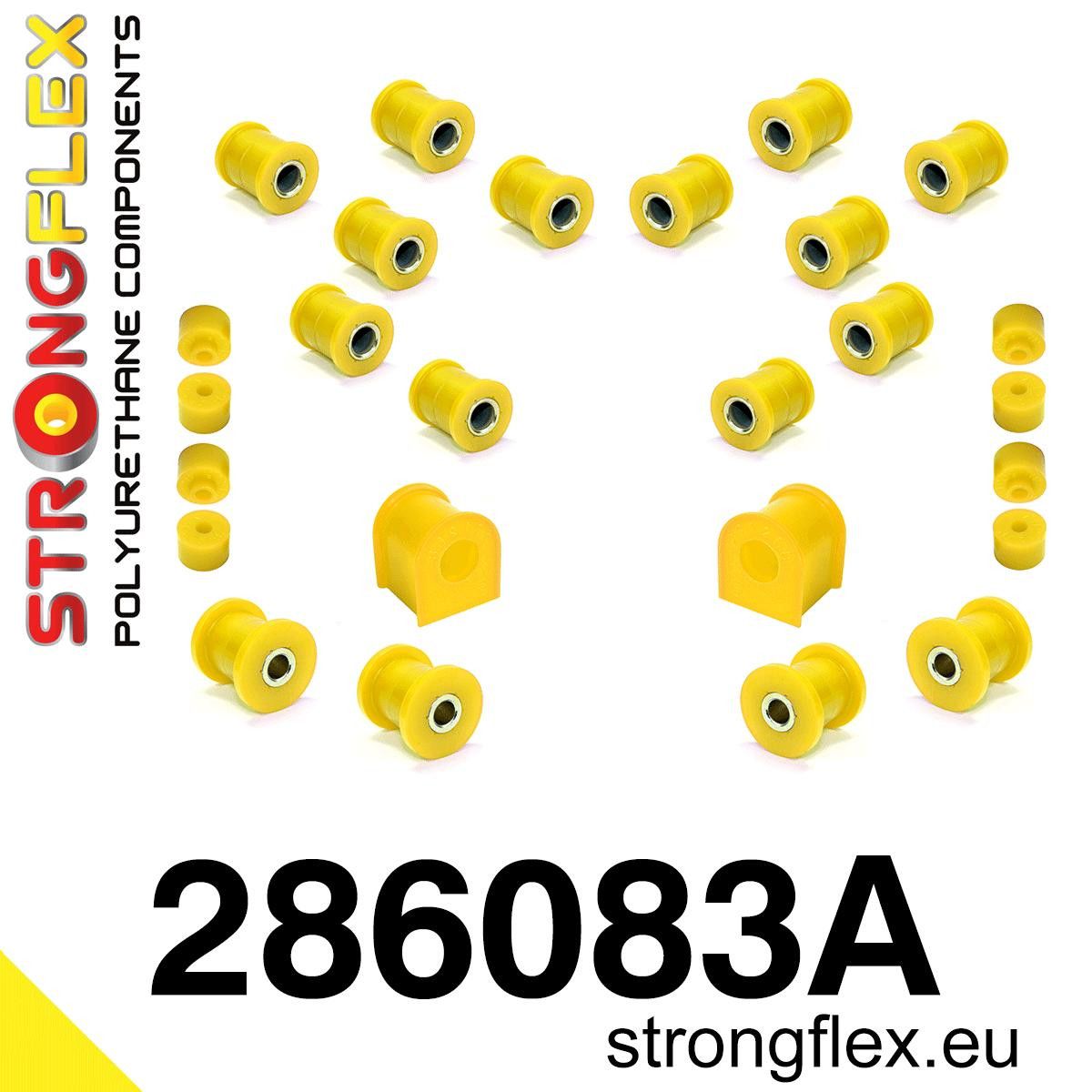 Kit bucse poliuretan Strongflex suspensie spate SPORT - Nissan Silvia / 200SX, Skyline - 286083A