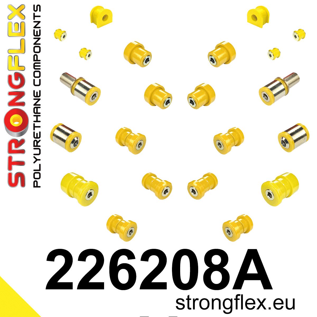 Kit bucse poliuretan Strongflex suspensie spate SPORT - Volkswagen Passat - 226208A