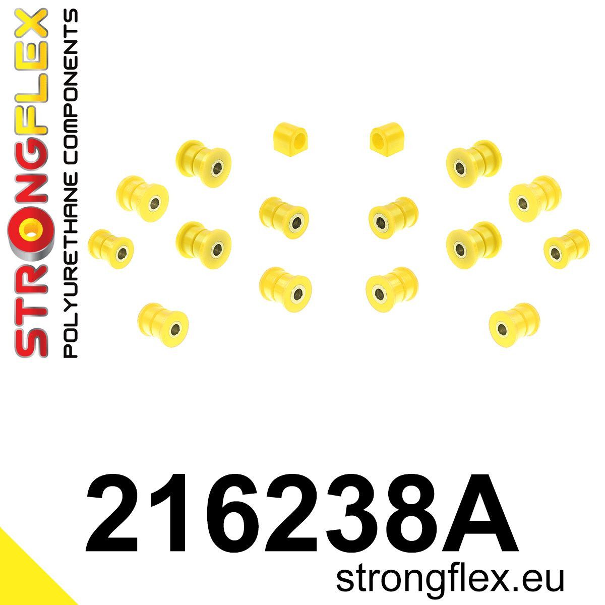 Kit bucse poliuretan Strongflex suspensie spate SPORT - Toyota Supra - 216238A