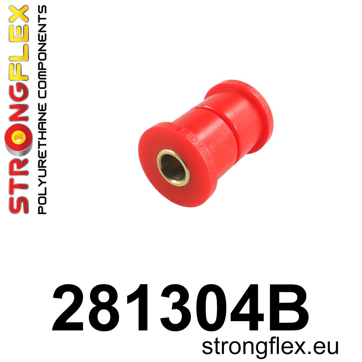 Bucsa poliuretan Strongflex frontala brat suspensie fata - Nissan Sunny / Pulsar / Sentra / Sabre - 281304B