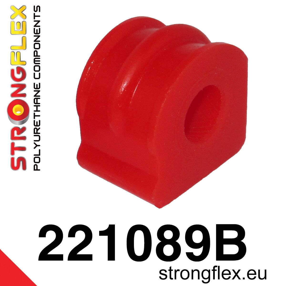 Bucsa poliuretan Strongflex bara stabilizatoare fata - Audi A3 / S3 / RS3, TT / TTS / TTRS / Seat Leon / Volkswagen Bora, Golf - 221089B